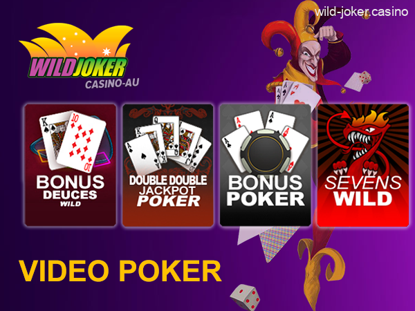Video Poker at Wild Joker Casino