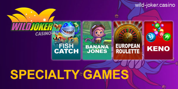 Specialty Games at Wild Joker Casino
