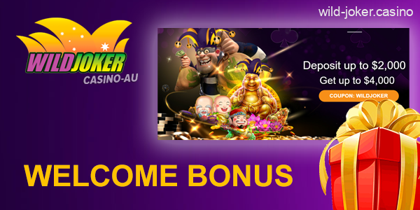Welcome Bonuses in Wild Joker Casino