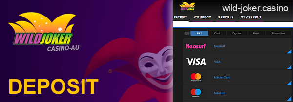 Deposit on Wild Joker for Australian players